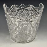 Straus Cut Glass Ice Bucket