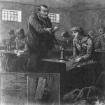 Male Boss and Female Sweatshop Employee, 1888