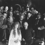 Carl Laemmle and the cast of "The Man Who Laughs," 1928