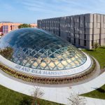 Joe and Rika Mansueto Library at the University of Chicago, completed in 2011