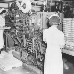 Women Wrapping Products at Curtiss Candy Plant, 1952