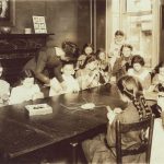 Knitting Class at the Henry Street Settlement in New York, 1910