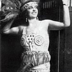 Belva Gaertner, who performed under the stage name Belle Brown, during her days as a cabaret singer in Chicago